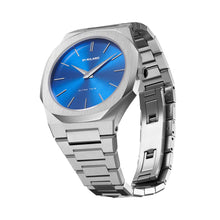 Load image into Gallery viewer, D1 Milano Hexagonal Blue Dial Stainless Steel Watch