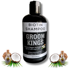 Load image into Gallery viewer, Groom Kings - Biotin, Coconut Repair Shampoo