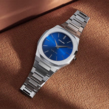 Load image into Gallery viewer, D1 Milano Hexagonal Blue Dial Stainless Steel Watch