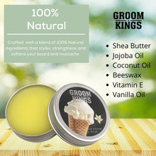 Load image into Gallery viewer, Groom Kings - Vanilla Ice Cream Beard Balm
