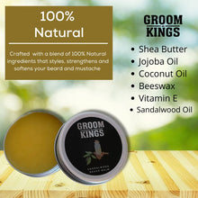 Load image into Gallery viewer, Groom Kings - Cedarwood Beard Balm
