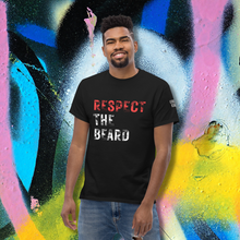 Load image into Gallery viewer, "Respect The Beard" Men's classic t-shirt
