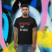 Load image into Gallery viewer, "Respect The Beard" Men's classic t-shirt
